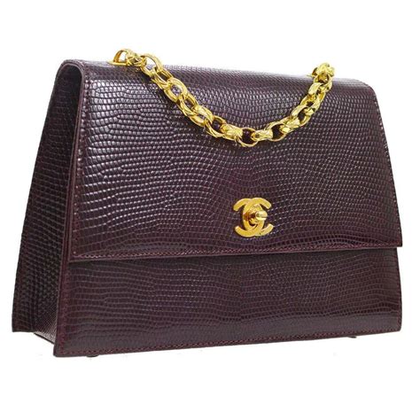 chanel lizard bag